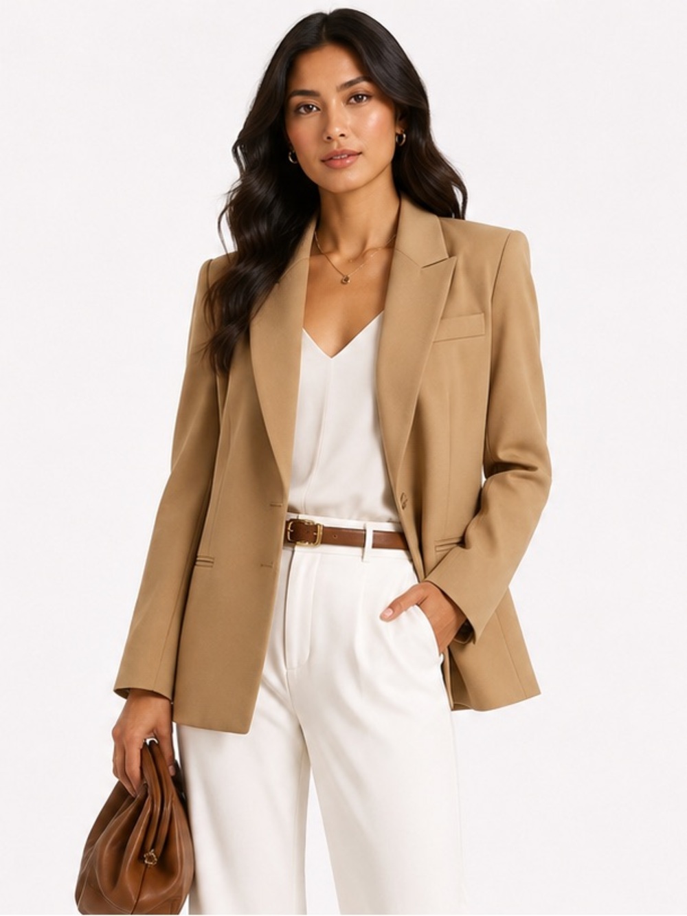 Ann Taylor Camel Blazer